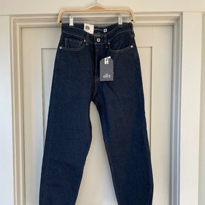 Levi "Made & Crafted" Long Column Taper- Dark Wash